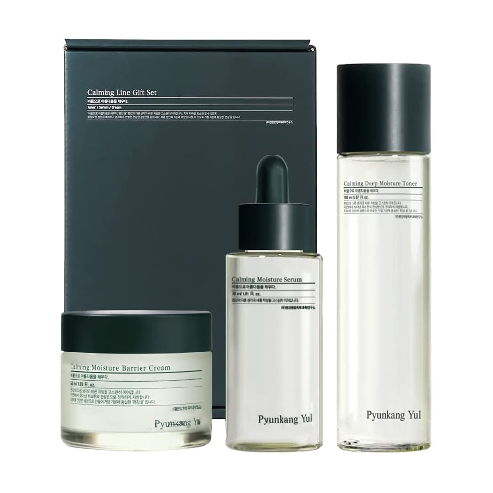 Набір Pyunkang Yul Calming Line Gift Set для обличчя (тонер, 150 мл + сироватка, 30 мл + крем, 50 мл)